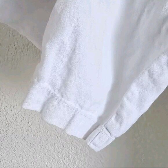 Onia Ella Linen Blend Beach Pants in White  Size Medium - Picture 5 of 9